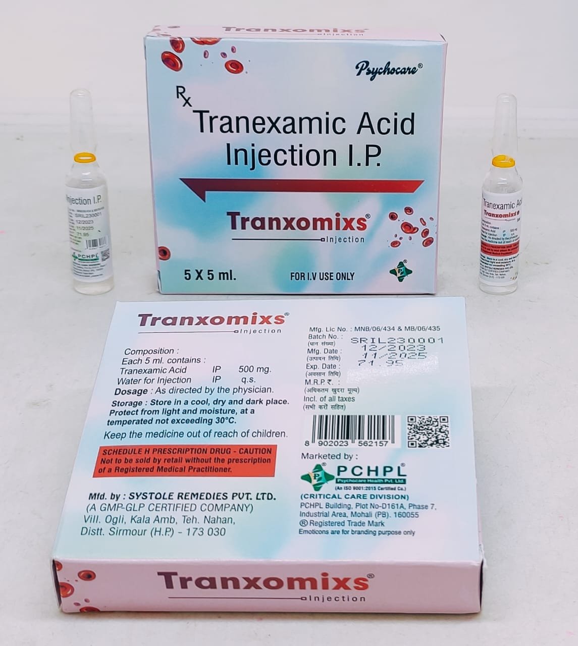 TRANXOMIXS INJ